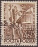 Poland 1951 Construction 45+15 GR Brown Scott 530